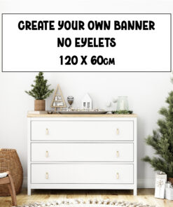 Print on Demand - Banner 120 x 60cm No eyelets