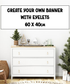 Print on Demand - Banner 60 x 40cm with eyelets