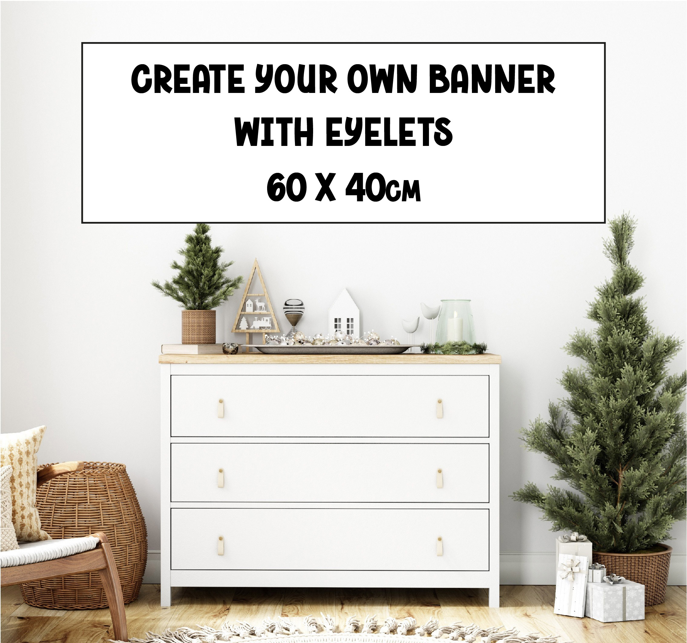 Print on Demand - Banner 60 x 40cm with eyelets