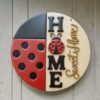 Ladybird sweet home 23cm round