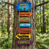 Lost Scenic Route haning plaque
