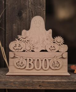 Alternative view of Box & Banner Interchangeable - Flower Ghost