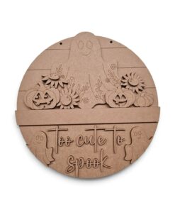 Alternative view of Flag & Circle Interchangeable - Flower Ghost