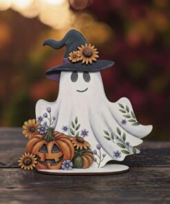 Flower Ghost on Base 20cm