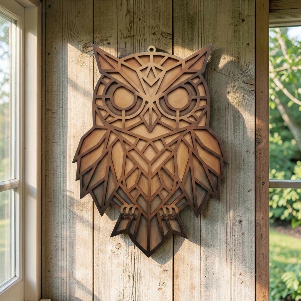 Geometric Owl - Image 2