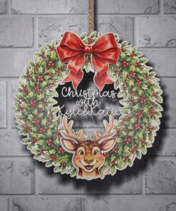 Printed Wreath with Characters - personalised - Image 3