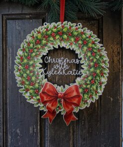 Printed Wreath with Characters - personalised - Image 4