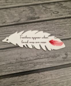 UV DTF – ME 058 Feathers appear when loved ones are near feather - Image 4