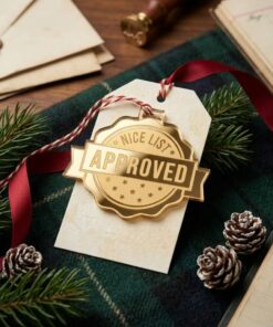 Nice List Approved Frilly Medal