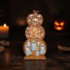 Pumpkin Stacker Ghost - Bat - Skull
