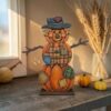 Pumpkin Stacker Scarecrow