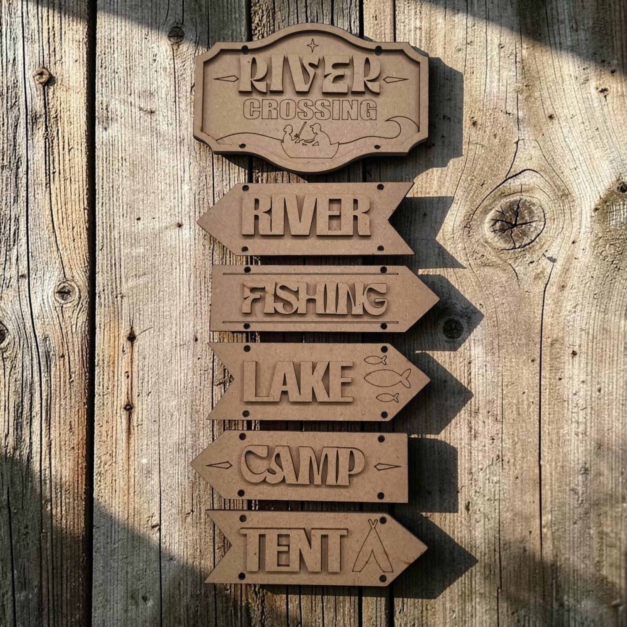 River Crossing hanging plaque - Image 2