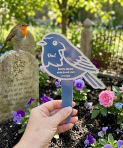 Engraved Grave Marker Robin