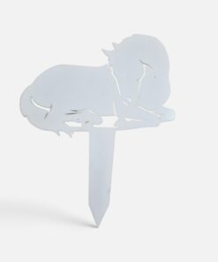 Alternative view of Grave marker - Sitting Horse