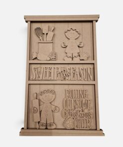 Bookcase interchangeable - Sweet Gingerbread