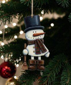 Tall Frosty Snowman 14cm