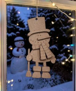 Tall Frosty Snowman 14cm