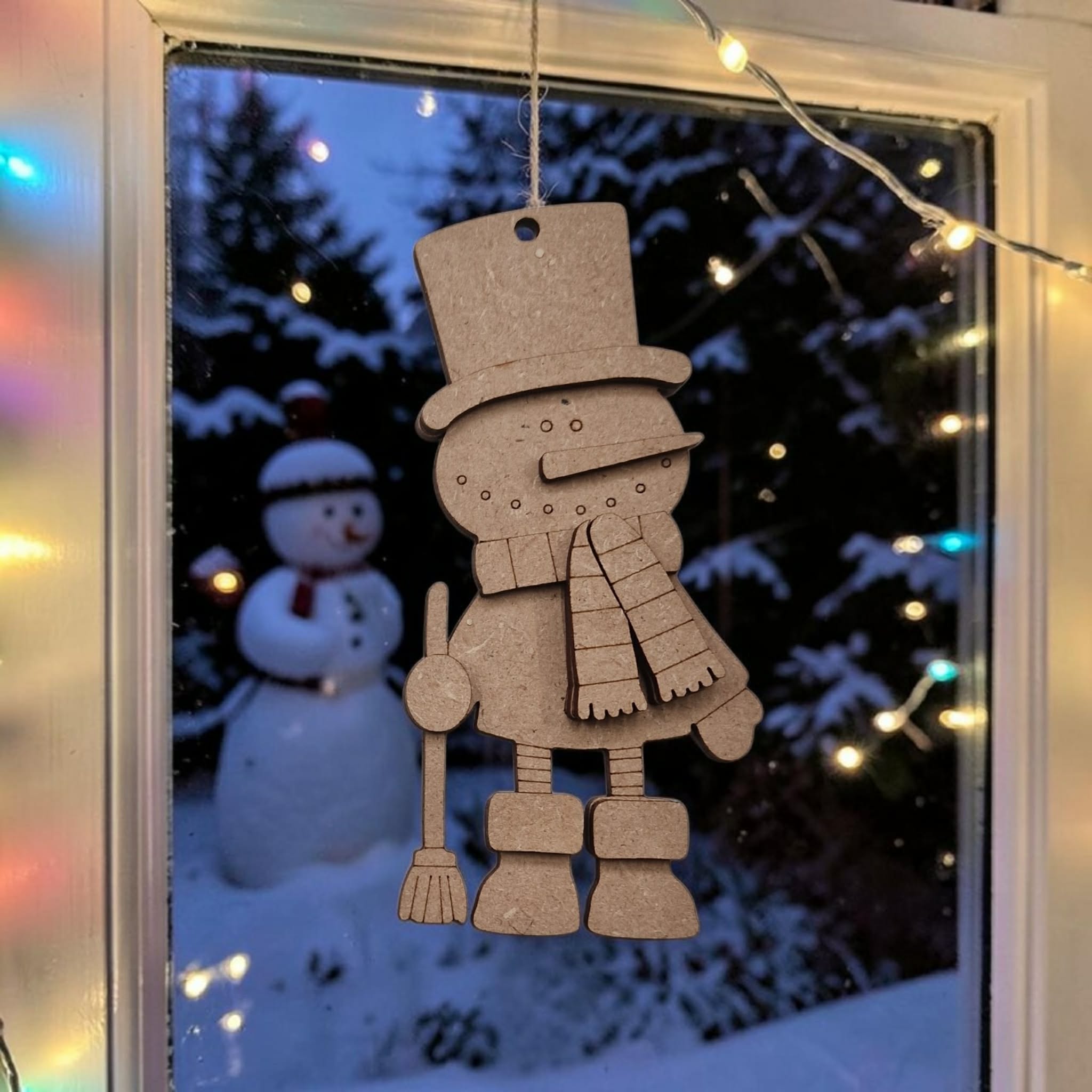 Tall Frosty Snowman 14cm