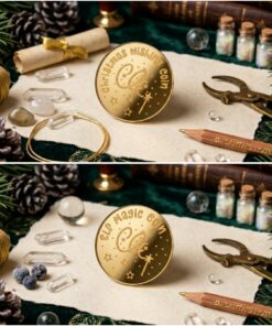 Christmas Coins Gold Mirror