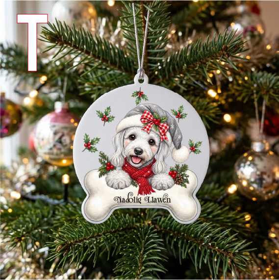 UV DTF – C 103 Dog and Bone with holly - Image 21