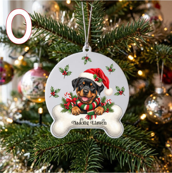 UV DTF – C 103 Dog and Bone with holly - Image 16