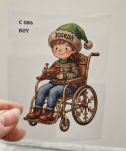 UV DTF – C 086 Child in Wheelchair - Image 5