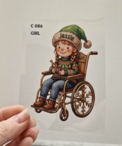 UV DTF – C 086 Child in Wheelchair - Image 4