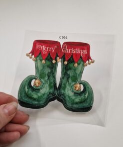 UV DTF – C 095 - Elf boot pair - Image 3