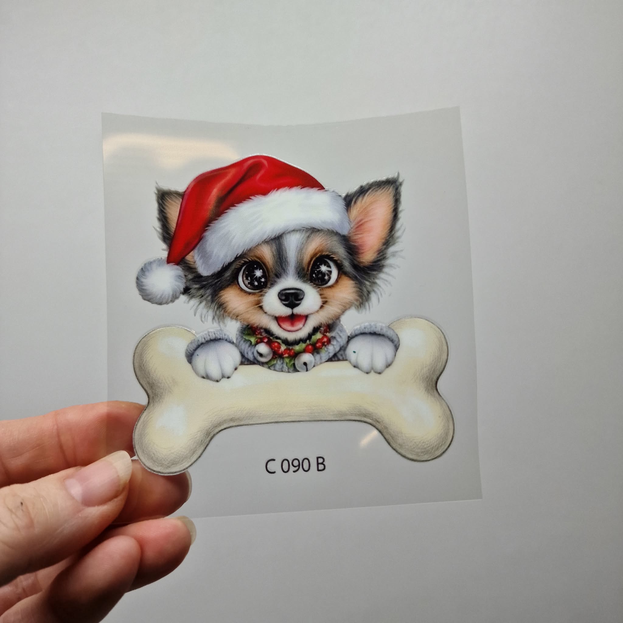 UV DTF – C 090 Dog and Bone - Image 5