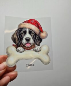 UV DTF – C 090 Dog and Bone - Image 7