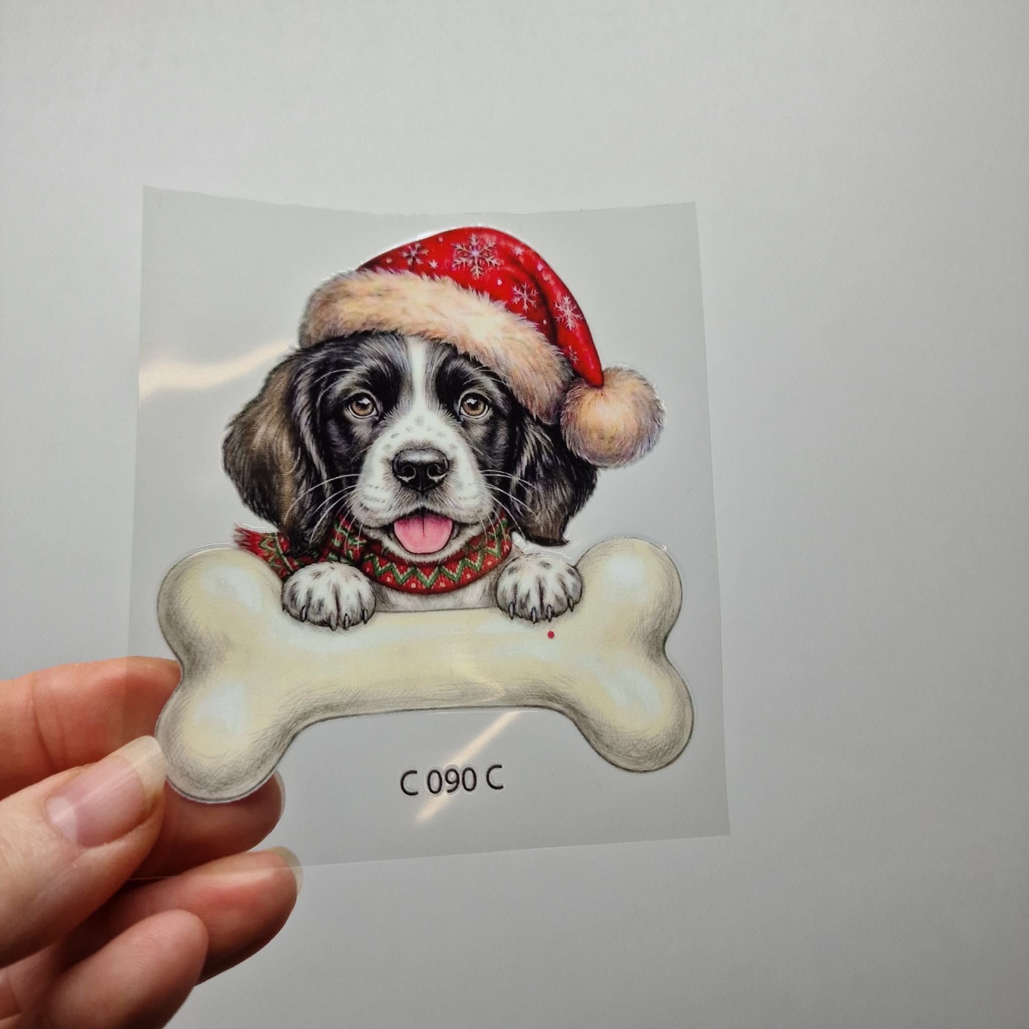 UV DTF – C 090 Dog and Bone - Image 7
