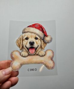 UV DTF – C 090 Dog and Bone - Image 9