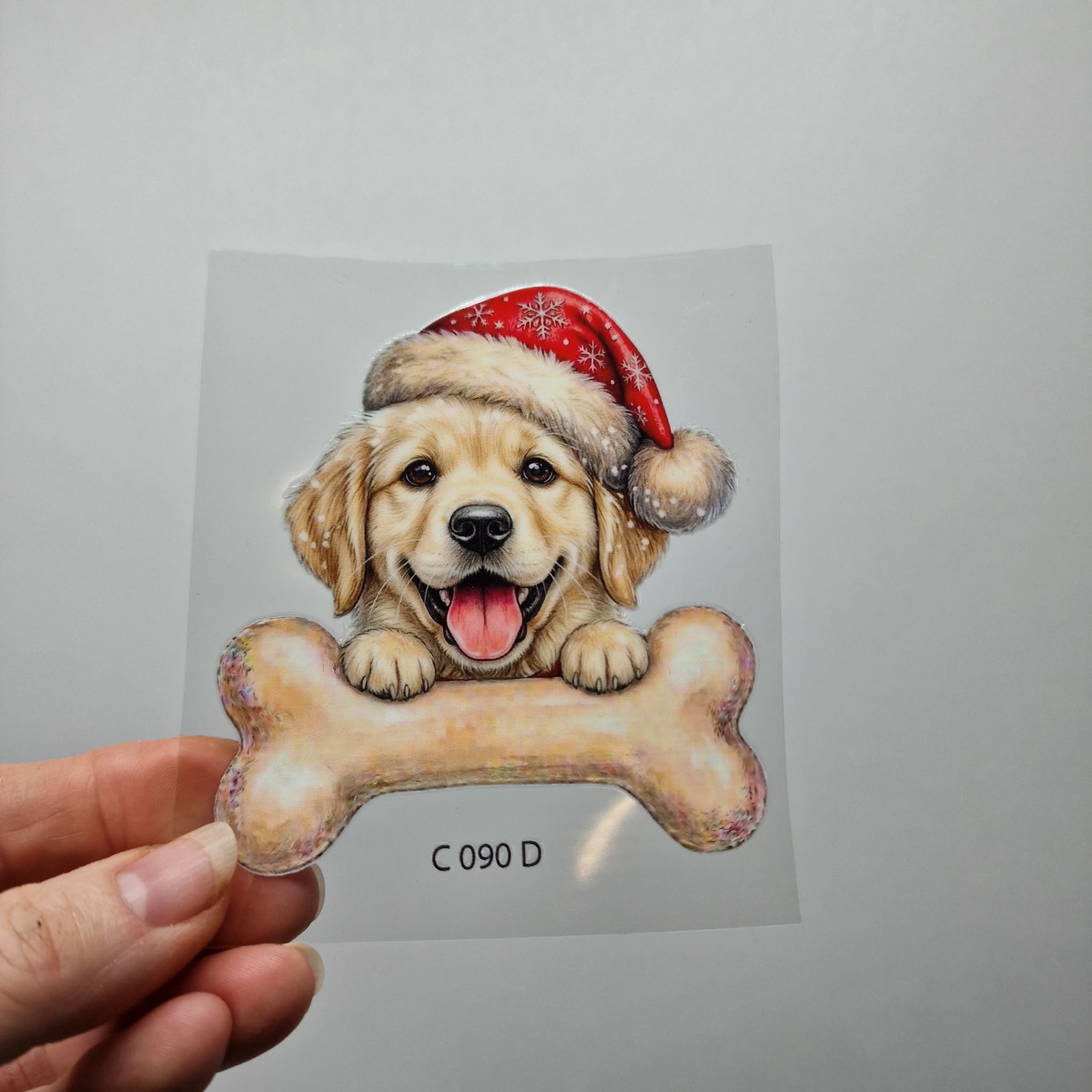 UV DTF – C 090 Dog and Bone - Image 9