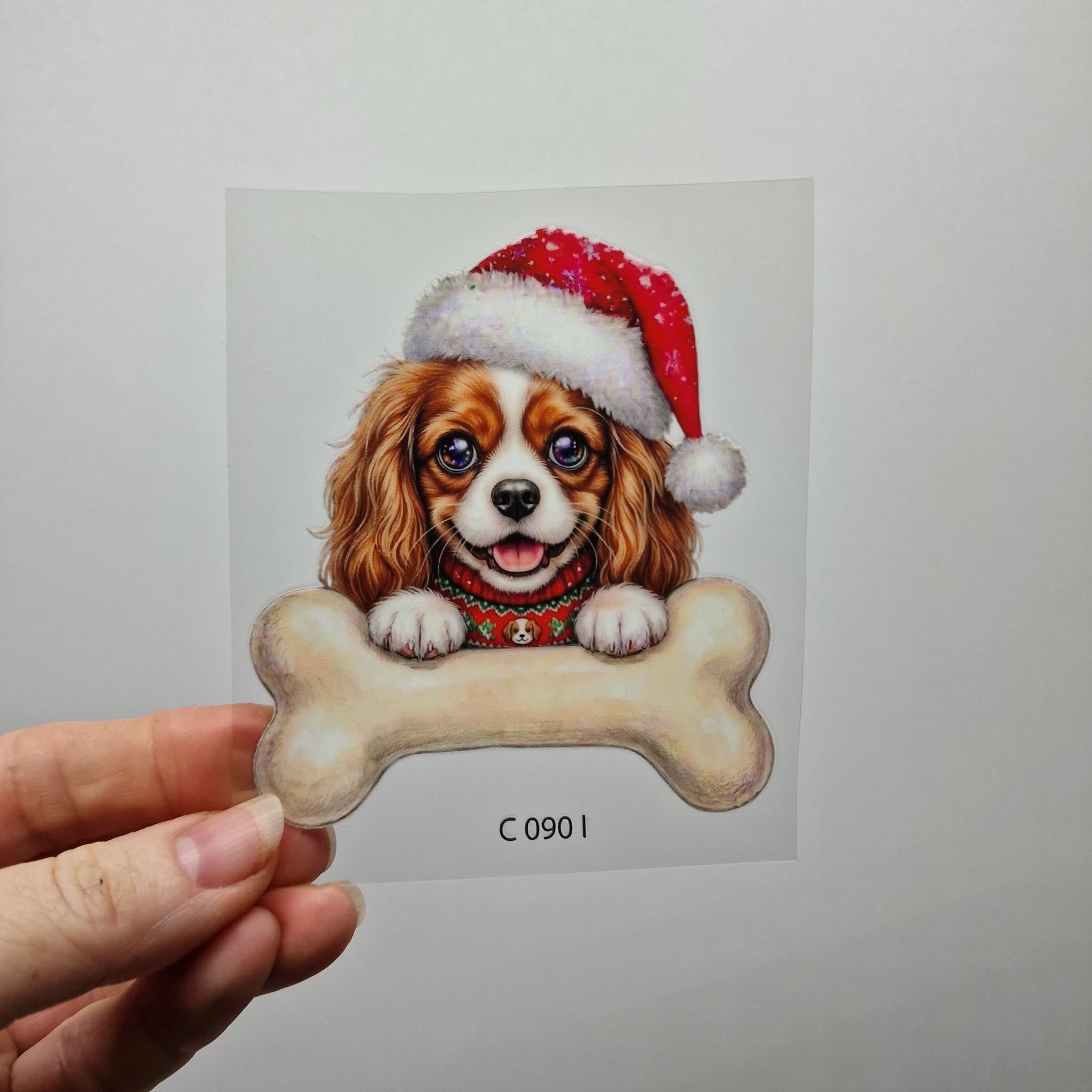 UV DTF – C 090 Dog and Bone - Image 19