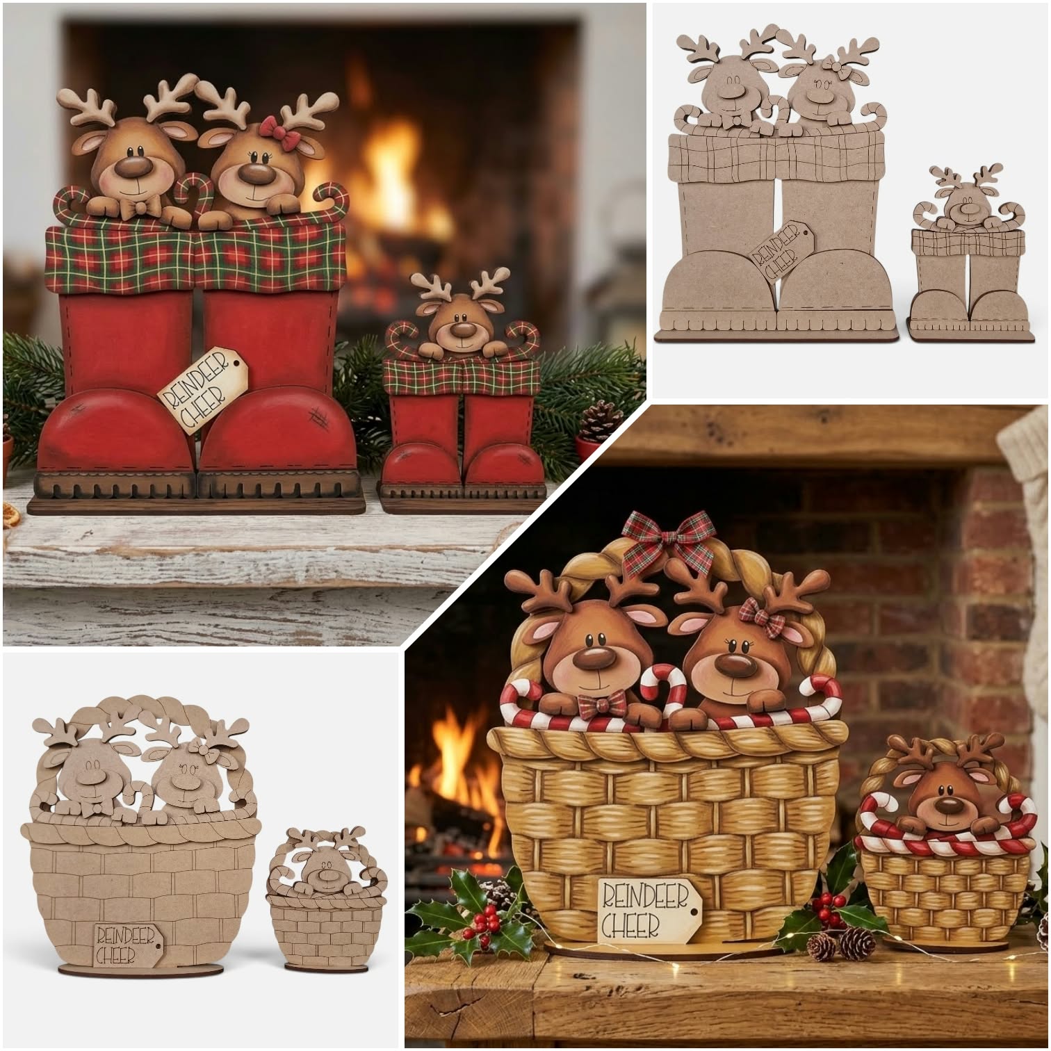 Crate Interchangeable - Candy Reindeer