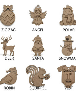 Alternative view of Christmas bauble set