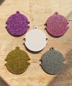 Alternative view of Hair Band Keyring - Circle