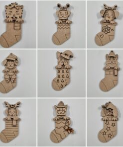 Alternative view of Dog Stocking Bauble Set