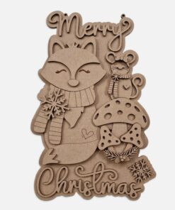 Forest Friends Fox and Mouse plaque