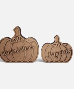 Alternative view of Pumpkin with edging freestanding