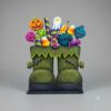 Halloween Treat Boots on base