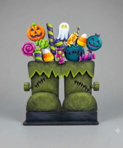 Halloween Treat Boots on base