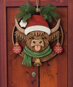 HIghland hoop with tongue out