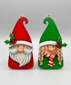 Mini Gnome boy and girl bauble