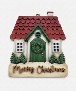 New House / Mery Christmas house bauble - Image 3