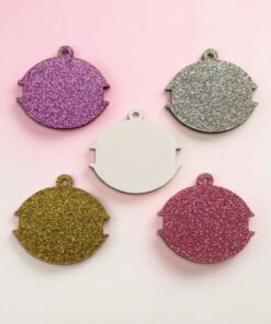 Alternative view of Hair Band Keyring - Oval