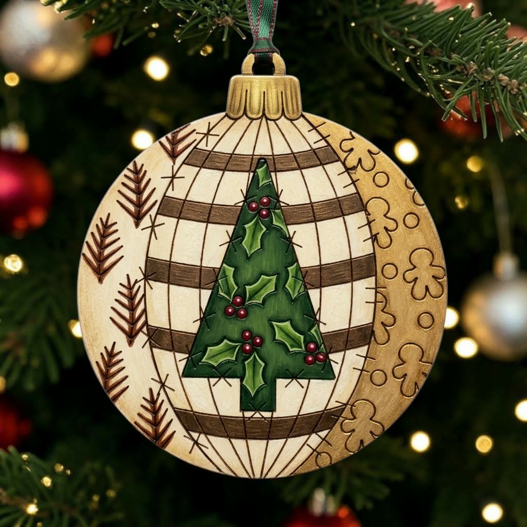 Patchwork bauble set - Image 3