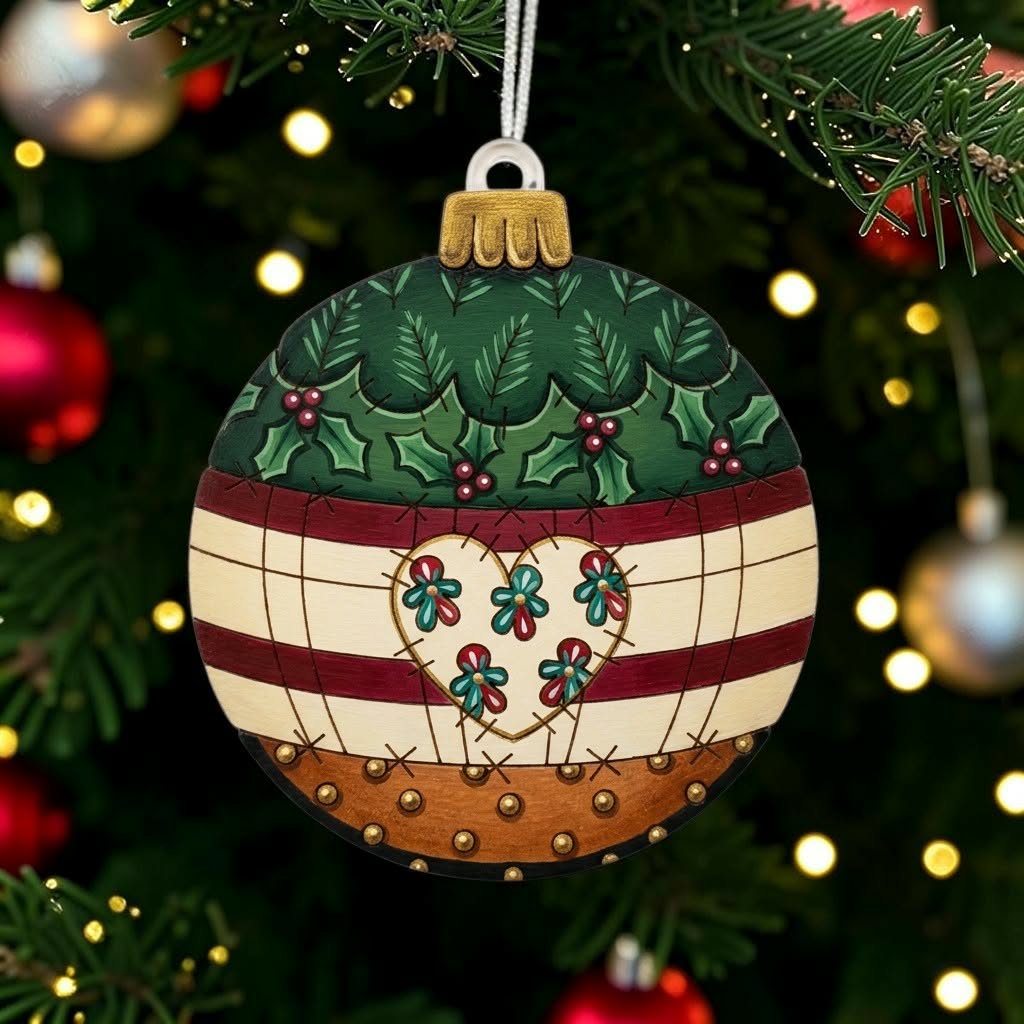 Patchwork bauble set - Image 5