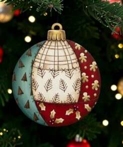 Patchwork bauble set - Image 7