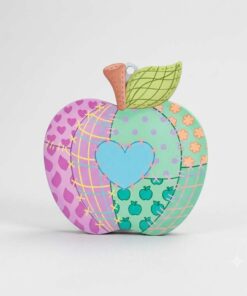Patchwork Apple bauble